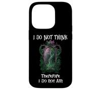 I Do Not Think Therefore I Do Not Am Sign Funny Overthinking Custodia per iPhone 14 Pro