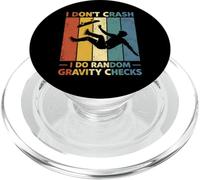I Do Random Gravity Checks, Funny Skateboarder Skater Detto PopSockets PopGrip per MagSafe