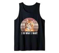 I Do What | Funny Orange Tabby Cat Lover Canotta