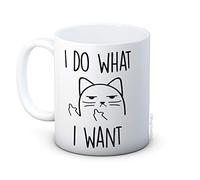 I Do What I Want - Cat Maleducato - Caffè di ceramica di alta qualità tazza