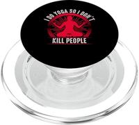 I Do Yoga So I Don't Kill People PopSockets PopGrip per MagSafe
