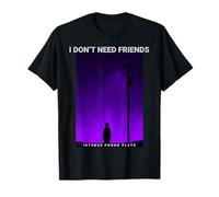 I Don’T Need Friends Memephis Phonk Urban Anime Moodwear Maglietta