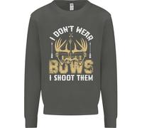 I Don'T Abbigliamento Fiocchi I Shoot Li Tiro Con L'Arco Bambini Felpa Maglione