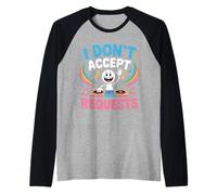 I Don't Accept Requests DJ Song Playlist Jokes |- Maglia con Maniche Raglan