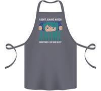 I Don'T Always Orologio Anime Divertente Cotone Grembiule 100% Biologico