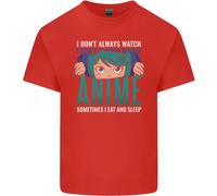 I Don'T Always Orologio Anime Divertente Uomo Cotone T-Shirt