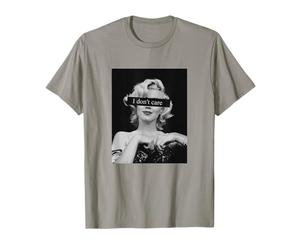 I Dont Care, t-shirt stampata, bianco e nero, ritratti delle donne Maglietta
