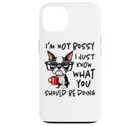 I Don't Do Mornings Grumpy Dog Coffee Custodia per iPhone 13