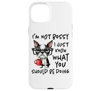 I Don't Do Mornings Grumpy Dog Coffee Custodia per iPhone 15 Plus