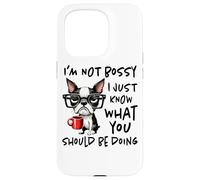 I Don't Do Mornings Grumpy Dog Coffee Custodia per iPhone 15 Pro