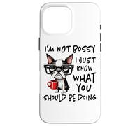 I Don't Do Mornings Grumpy Dog Coffee Custodia per iPhone 16 Pro Max
