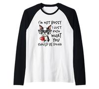 I Don't Do Mornings Grumpy Dog Coffee Maglia con Maniche Raglan