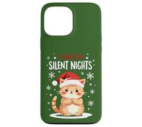 I Don't Do Silent Nights - Divertente gatto natalizio Custodia per iPhone 13 Pro Max
