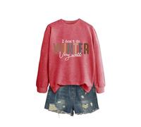 I Don't Do Winter Very Soft And Cozy Women's Pullover, Long Sleeve Graphic Sweatshirt, Loose Fit Crewneck Tops for Relaxation And Gift