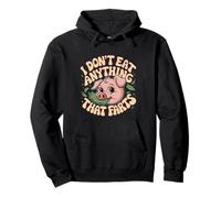 I Don't Eat Anything That Farts Vegano Vegetariano --- Felpa con Cappuccio