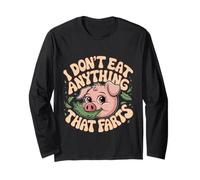 I Don't Eat Anything That Farts Vegano Vegetariano --- Maglia a Manica