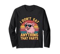 I Don't Eat Anything That Farts Vegano Vegetariano ------- Maglia a Manica