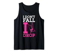 I Don't Fall I Just Drop Curtain Art, danza aerea Canotta