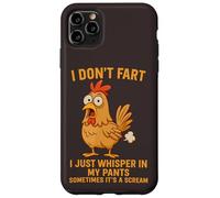 I Don't Fart I Just Whisper in My Pants Divertente Gallo Umorismo Custodia per iPhone 11 Pro Max