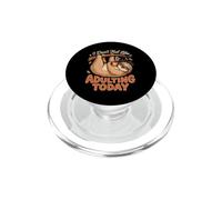 I Don't Feel Like Adulting Today Umore stanco Esausto PopSockets PopGrip per MagSafe