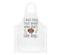 I Don'T Fidati People Who Non Come Cani Chef Grembiule - Pazzo Donna Cucinare