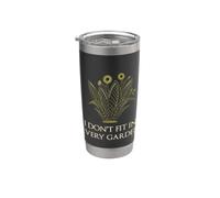 I Don't Fit In Every Garden Botanical Wildflower Flower Bicchiere termico in acciaio inox doppia parete