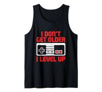 I Don't Get Older I Level Up Birthday Gamer Tee Funny Gaming Canotta