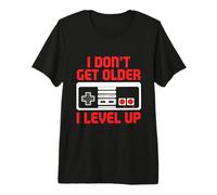 I Don't Get Older I Level Up Birthday Gamer Tee Funny Gaming Maglietta Premium