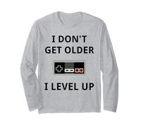I Don't Get Older Videogioco Umorismo Gaming Geek B Maglia a Manica