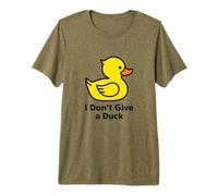 I Don't Give a Duck, Cool Yellow Duck Illustration Graphic Maglietta Premium