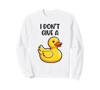 I Don't Give a Duck Funny Silly Sarcastic Viral Duck Meme Felpa