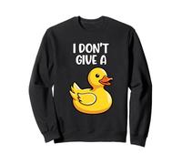 I Don't Give a Duck Funny Silly Sarcastic Viral Duck Meme Felpa