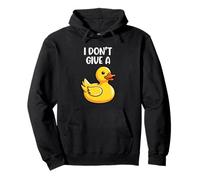 I Don't Give a Duck Funny Silly Sarcastic Viral Duck Meme Felpa con Cappuccio