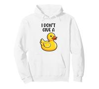 I Don't Give a Duck Funny Silly Sarcastic Viral Duck Meme Felpa con Cappuccio