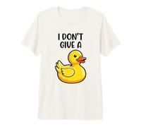 I Don't Give a Duck Funny Silly Sarcastic Viral Duck Meme Maglietta Premium