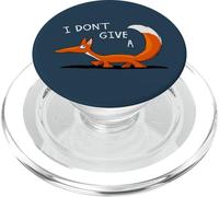I Don't Give A Fox Non mi interessa Dolce volpe disinvolta PopSockets PopGrip per MagSafe