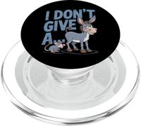 I Don't Give A Rats Ass Divertente Rebus Scherzo Dire Citazione Frase PopSockets PopGrip per MagSafe