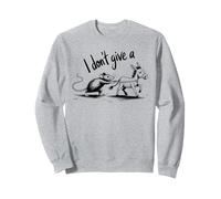 I don't give a rats Ass IDGAF Mouse and Donkey Funny Daying Felpa