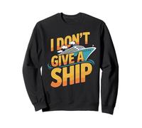 I Don't Give A Ship Funny Cruise Vacation Nautical Pun Felpa