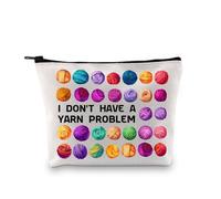I Don't Have a Yarn Problem Crochet Crochet Crochet Amante Regali Quilters Crochet Knitting Cosmetic Bag, Problema del filato 3uk, alla moda