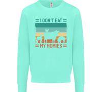 I Don'T Mangiare il Mio Homies Divertente per Vegani Vegetariano Bambini Felpa