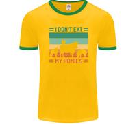 I Don'T Mangiare il Mio Homies Divertente Vegan Vegetariano Uomo Ringer