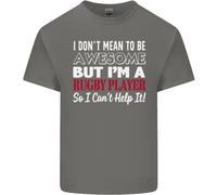 I Don'T Mean To Be A Rugby Player Divertente T-Shirt Ragazzi Ragazze
