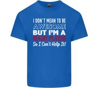 I Don'T Mean To Be A Rugby Player Divertente T-Shirt Ragazzi Ragazze