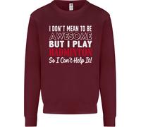 I Don'T Mean To Be Badminton Player Bambini Felpa Maglione