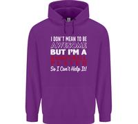 I Don'T Mean To Be Basket Giocatore Bambini Felpa con Cappuccio