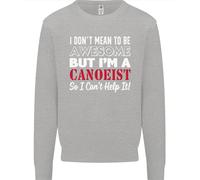 I Don'T Mean To Be But I Canoeist Canoa Bambini Felpa Maglione