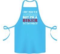 I Dont Mean To Be But I'M A Biker Moto Cotone Grembiule 100% Biologico