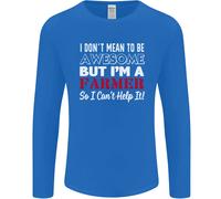 I Don'T Mean To Be But Im A Contadino Trattore Uomo Maniche