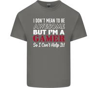 I Don'T Mean To Be But Im A Gamer Gioco T-Shirt Ragazzi Ragazze